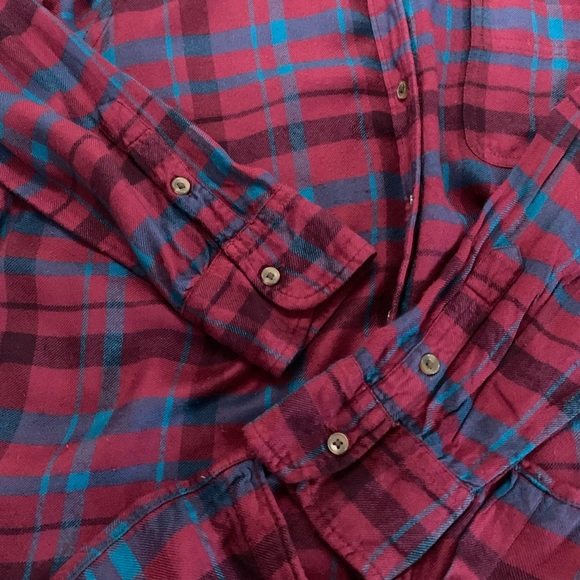 Lucky Brand Plaid Button Down Long Sleeve Shirt Size Small - Picture 13 of 17